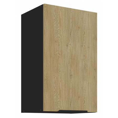 szafka kuchenna górna 40 cm CREMA 40 G-72 1F dąb cremona / czarny mat